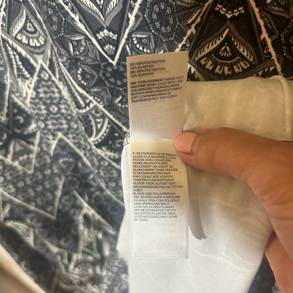 The North Face Activewear dress, Black/White/Grey, Size L, NEW, without tags - Picture 5 of 6